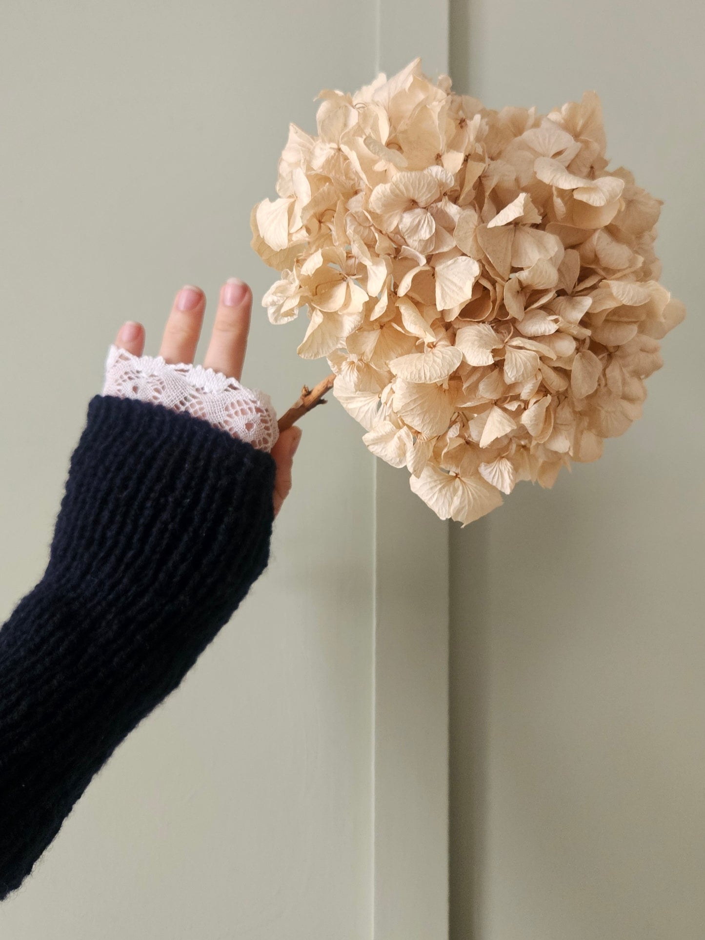 Dentelle Hand Warmers *knitting pattern*