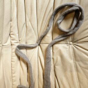 Endless skinny scarf free knitting pattern