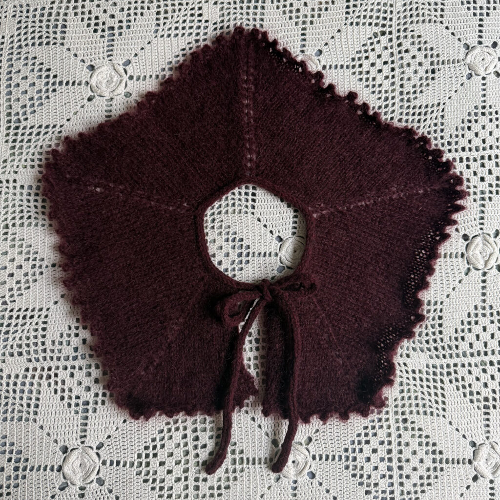 Il Colletto marchigiano burgundy mohair