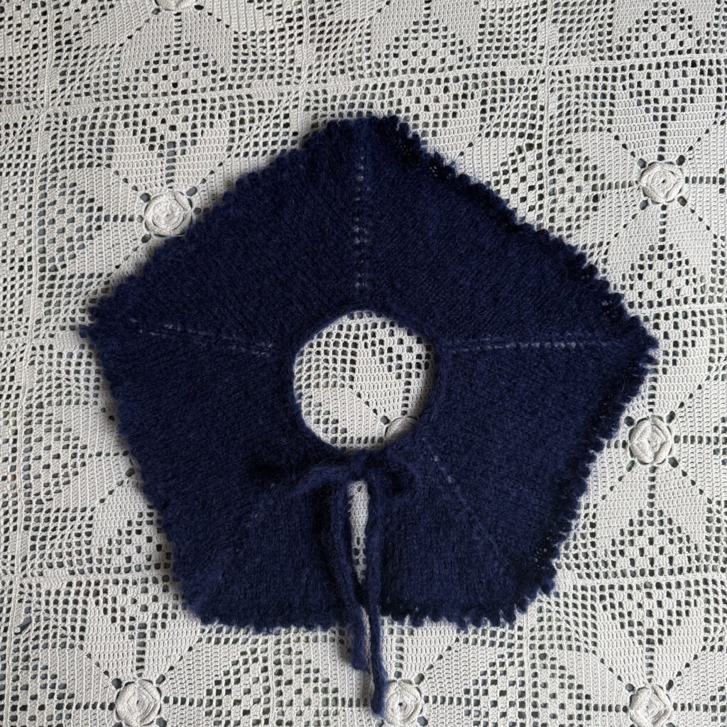 Il Colletto marchigiano navy blue mohair