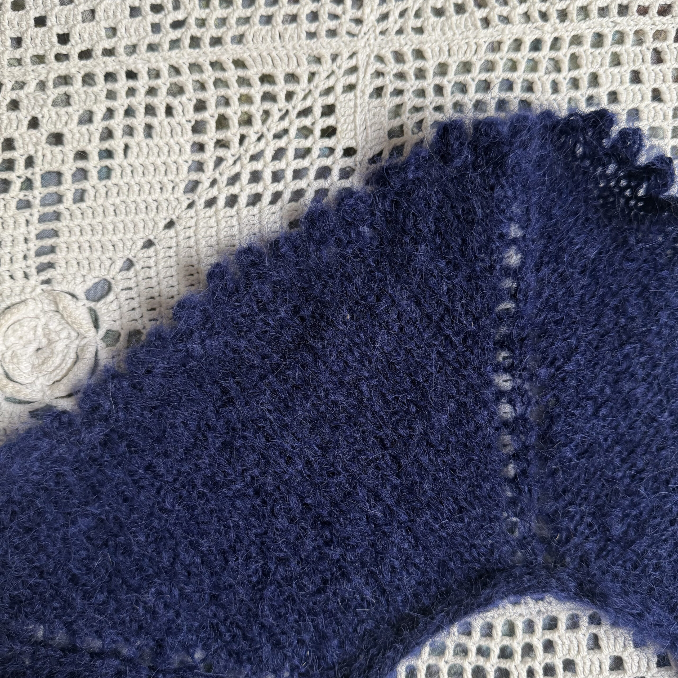 Il Colletto marchigiano navy blue mohair - Image 4