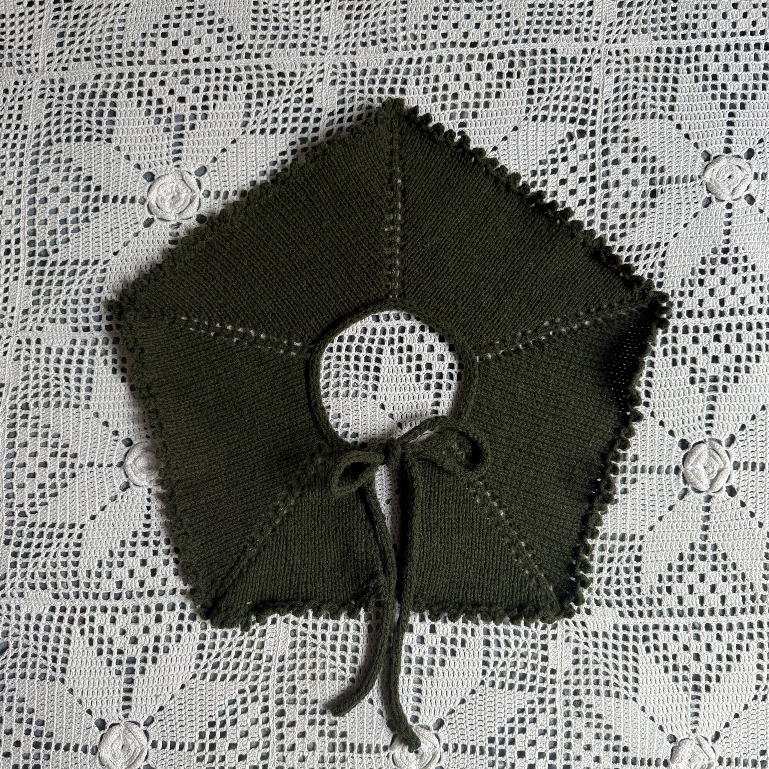 Il Colletto marchigiano olive green merinos - Image 1